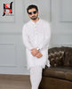 2 Pc Men Casual White Kurta Pajama Set