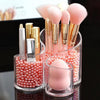 Acrylic Makeup Organizer – Transparent Cosmetic Brush, Lipstick & Beauty Blender Holder