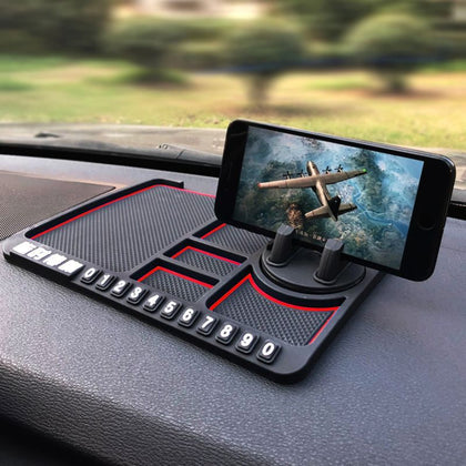 Anti-Slip Silicone Multifunction Car Dashboard Mat