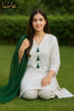 Green & White Grace – Azadi 2-Piece Edition 2025