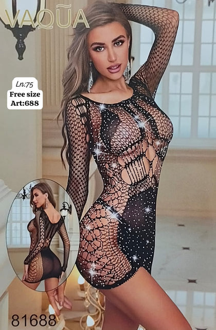Mesh Fishnet Stocking Lingerie – Imported Stretch Net | Free Size