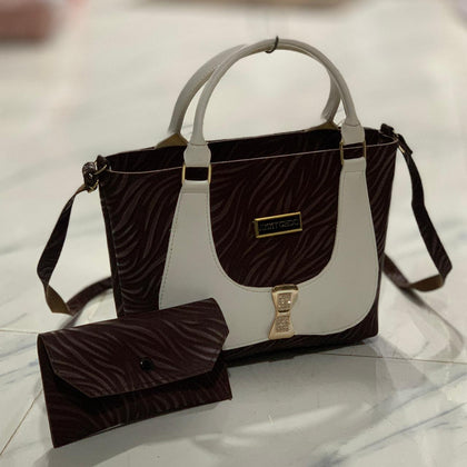 2-Piece Bag Set – High Quality | Long Belt & Pouch | Stylish & Spacious
