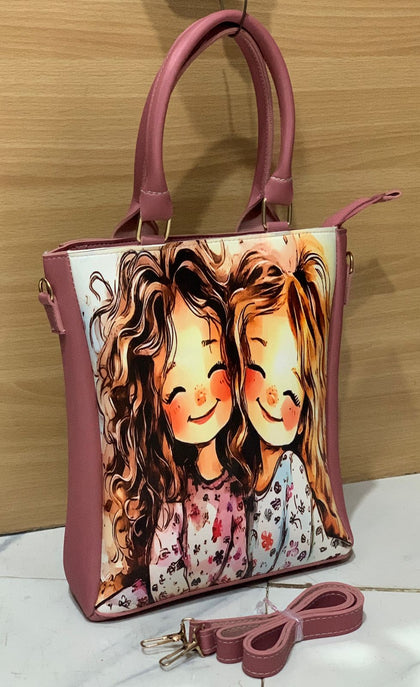 3D Printed Handbag – Big Size, Stylish & High Quality with Long Belt