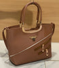 Branded Women’s Handbag – Double Zipper, Long Belt & High Capacity