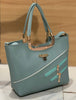Branded Women’s Handbag – Double Zipper, Long Belt & High Capacity