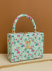 Wooden Handbag with Floral Prints & Long Chain – Premium Quality, Spacious & Stylish
