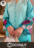 Digital Floral Print Silk Co-Ord Set – 2PCs (Shirt & Flapper)