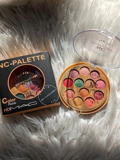 MAC NC Eyeshadow Palette – 12 Shades of Perfection