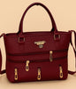 7 Zipper Handbag with Long Belt – Stylish, Spacious & High Quality