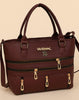 7 Zipper Handbag with Long Belt – Stylish, Spacious & High Quality