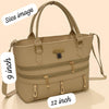 7 Zipper Handbag with Long Belt – Stylish, Spacious & High Quality