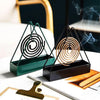 Metal Mosquito Trap Incense Holder – Portable Iron Art Plate for Indoor & Outdoor Use | Camping, Fishing & Garden Insect Repellent