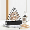 Metal Mosquito Trap Incense Holder – Portable Iron Art Plate for Indoor & Outdoor Use | Camping, Fishing & Garden Insect Repellent