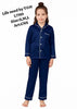 Silk Kids Pajama Shirt Night Suit – Shalmos Silk | Comfortable Sleepwear for Boys & Girls (Ages 5–12)