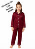 Silk Kids Pajama Shirt Night Suit – Shalmos Silk | Comfortable Sleepwear for Boys & Girls (Ages 5–12)