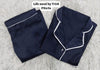 Women’s 2-Piece Night Suit – China Silk with White Piping