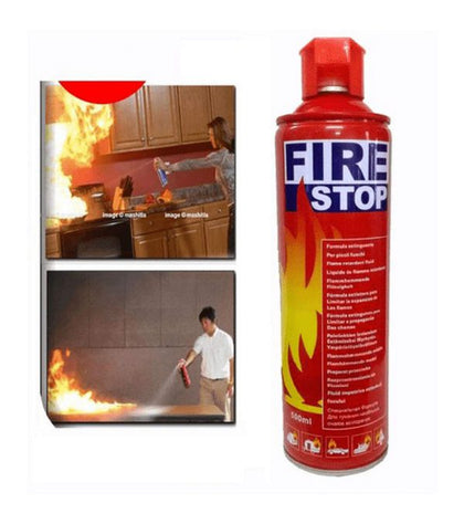 Fire Stop Spray – 500ml Portable Foam Fire Extinguisher for Home, Office & Car Safety