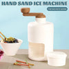 Portable Shaved Ice & Snow Cone Machine – Manual Ice Crusher
