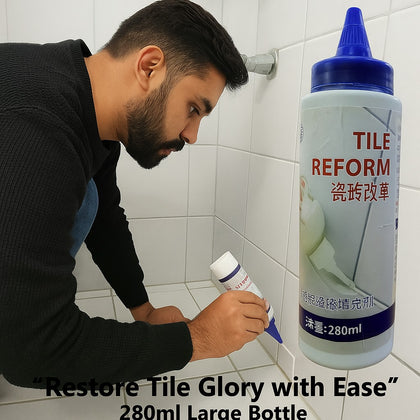 Tile Reform Glue – 280ml Waterproof Grout Filler & Sealant