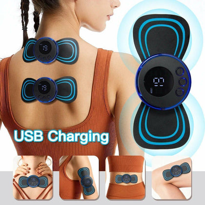 Mini Butterfly EMS Body Massager – Rechargeable Muscle Relaxer Pad