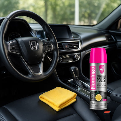 Flamingo Car Dashboard & Leather Polish – 450ml