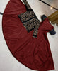 Sequins Embroidered Silk Koti & Long Maxi 2PC Dress