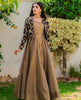Sequins Embroidered Silk Koti & Long Maxi 2PC Dress