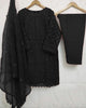 Embroidered Organza 3PC Dress with Pearls & Embroidered Dupatta