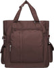 Canvas Tote Multi Pockets Laptop Work Teachers Shoulder Bag