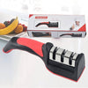 Multifunctional 3 Steps Manual Knife/Scissors Sharpener with Box