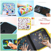 10 Page Sides Waterproof Kids Drawing/Painting Black Board Writing Book