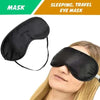 Sleeping Nap Eye Mask with Soft Ear Sponge  Travel Kit