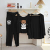 3PC Stylish Night Suit Set – Comfort meets Elegance
