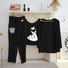 3PC Stylish Night Suit Set – Comfort meets Elegance