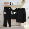 3PC Stylish Night Suit Set – Comfort meets Elegance
