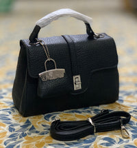 Premium Leather Side Crossbody Bag with Long Strap – Stylish & Durable for Daily Use