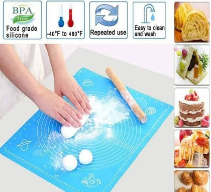 Large Silicone Baking Mat – Nonstick, Heat Resistant, Reusable
