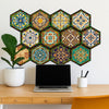 Pack of 12 Peel & Stick Wall Decals – Waterproof Decorative Tiles