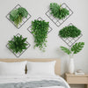 5Pcs 3D Grass Wall Stickers – Artificial Green Plant Wallpaper Sheets