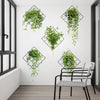 5Pcs 3D Grass Wall Stickers – Artificial Green Plant Wallpaper Sheets