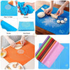 1 Pcs Non Stick Silicon roti mat for Kitchen Reusable Non-Stick Kneading Dough Mat