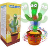 Dancing Cactus  Recording Toy - Rechargeable Funny Electronic Shaking Cactus