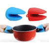 Pair of Silicone Hot Pot Holder Cooking Finger Protector