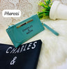 Double Zipper Luxury Women's Wallet - PU Leather, 10 Colors, High Quality