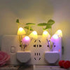 LED Auto sensor Mashroom Shape Night Lamp Electric Lamp with Box