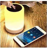 Rechargeable Bluetooth Speaker with Color Changing Night Lamp