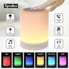 Rechargeable Bluetooth Speaker with Color Changing Night Lamp