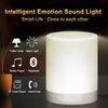 Rechargeable Bluetooth Speaker with Color Changing Night Lamp