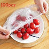 100 Pcs Disposable Food Cover Elastic Lid for covering Food