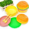BURGER SHAPED LUNCH BOX